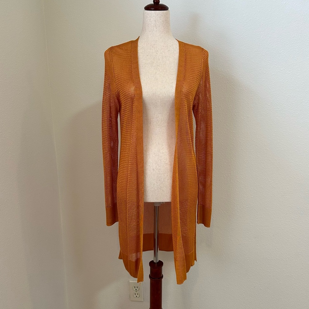 White House Black Market long flowy cardigan perfect for summer